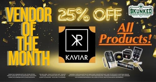 25% Off All Kaviar — All November Long!