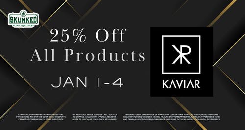 25% Off Kaviar Products