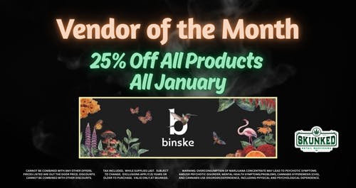 Binske is our Vendor of the Month!