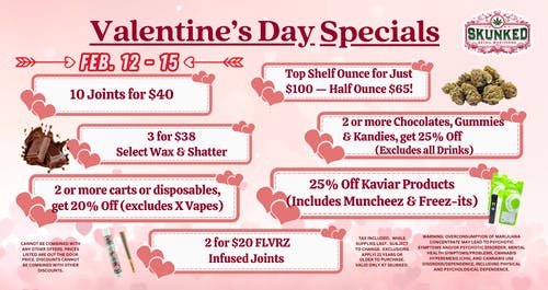 Valentine’s Weekend Vape Special