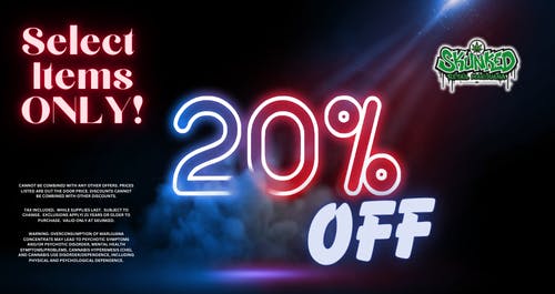 20% Off Select Items
